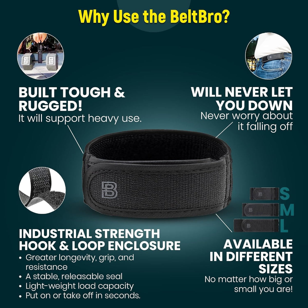 BeltBro No Buckle Elastic Belt
