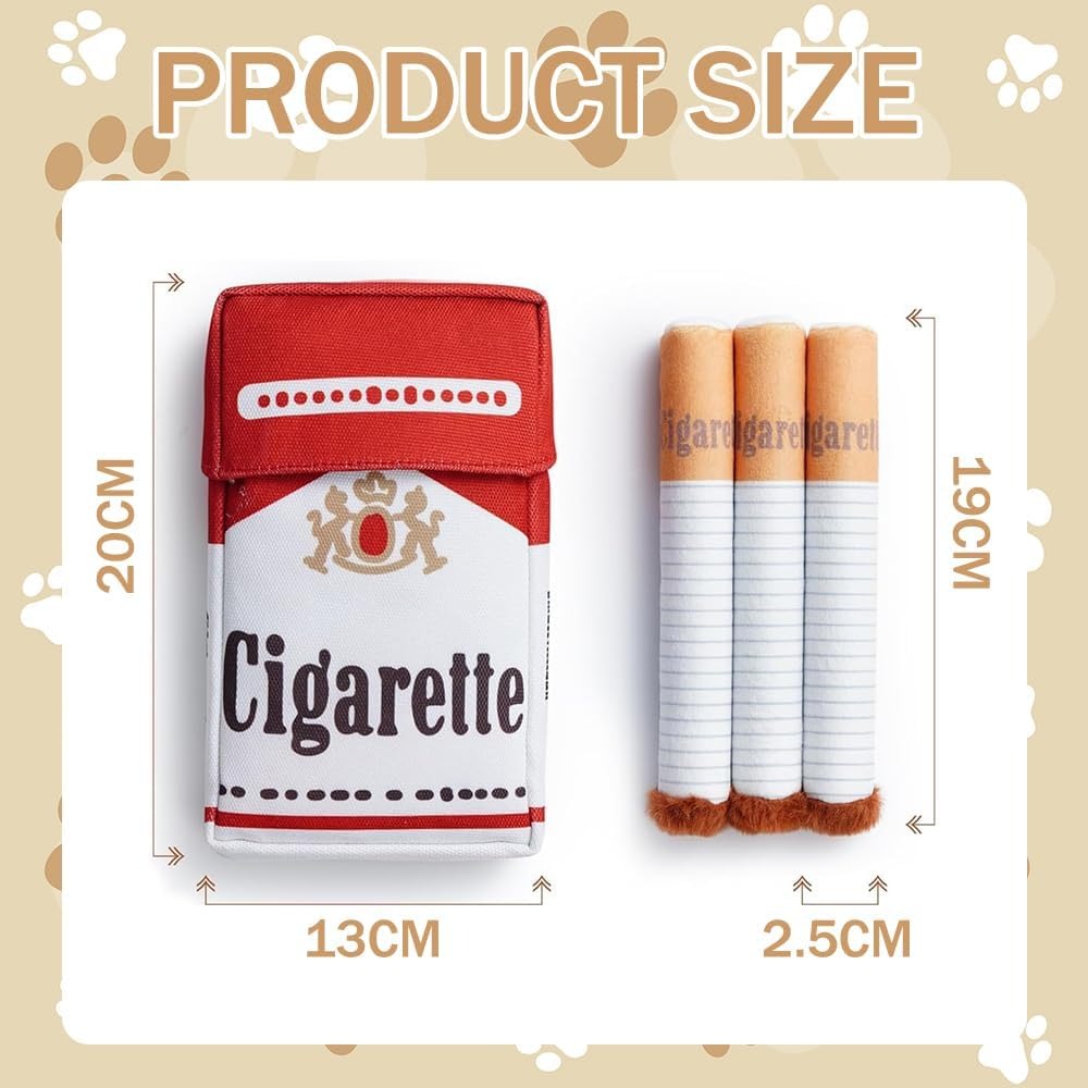 Cigarette-Shaped Dog Toy
