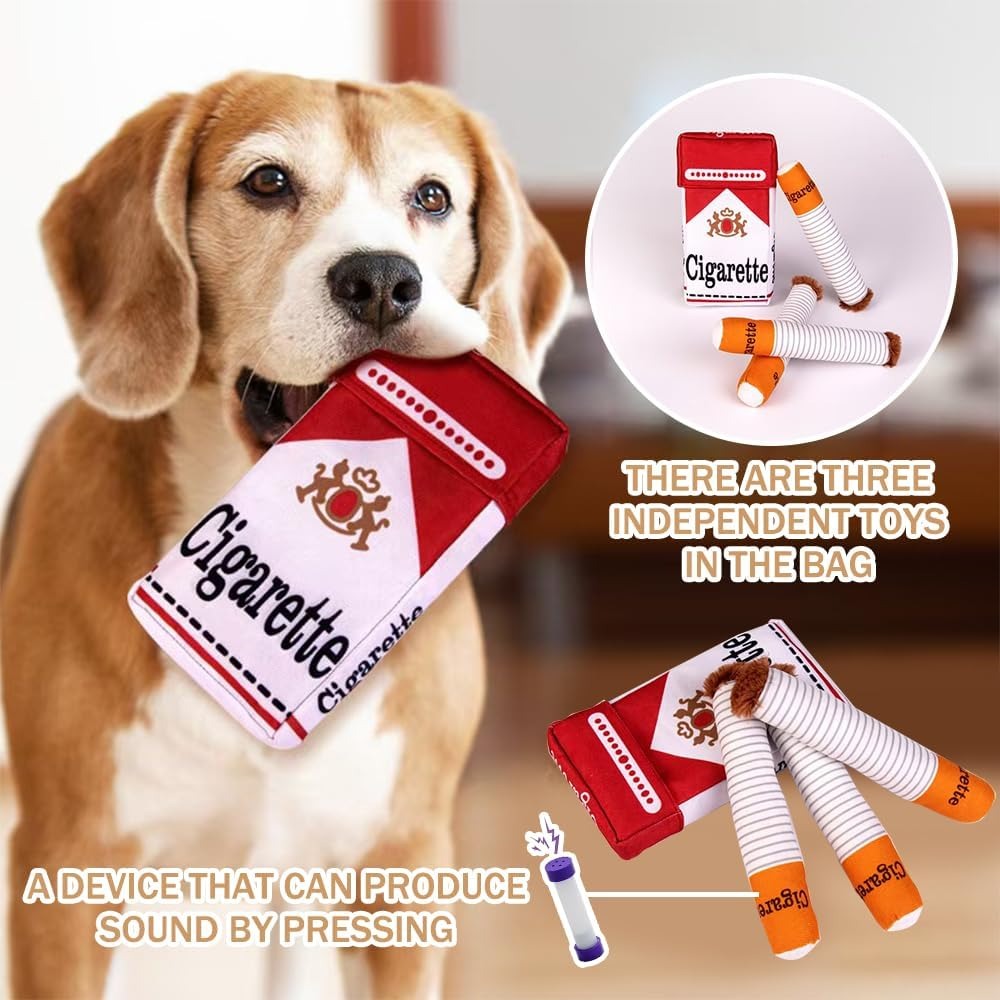 Cigarette-Shaped Dog Toy